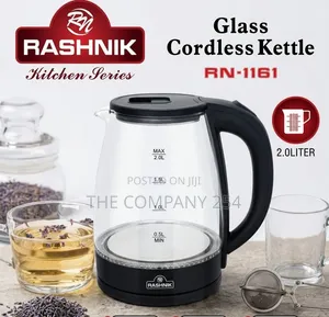 Rashnik Glass Cordless Kettle
