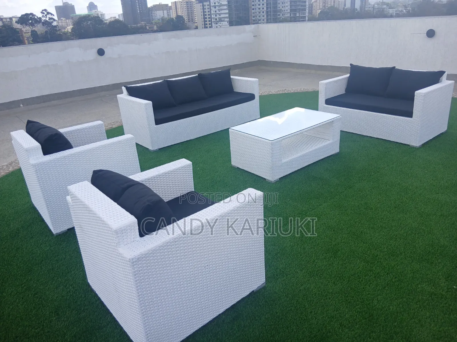 Rooftop Relaxation 7 Seater Sofa Set Plus Table