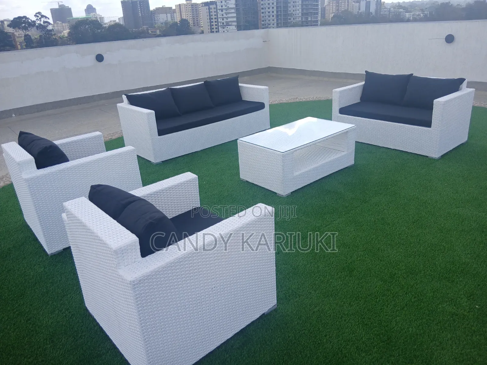 Rooftop Relaxation 7 Seater Sofa Set Plus Table