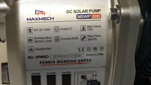 Maxmech 900w Dc Solar Water Pump MSWP 80b