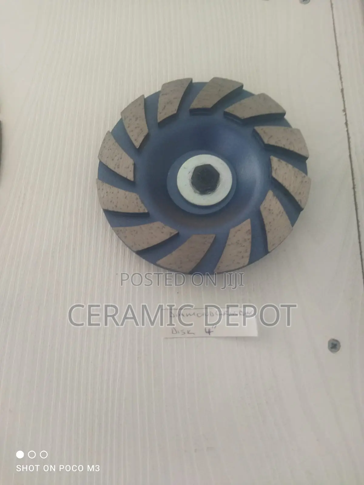 Diamond Grinding Disk 4"