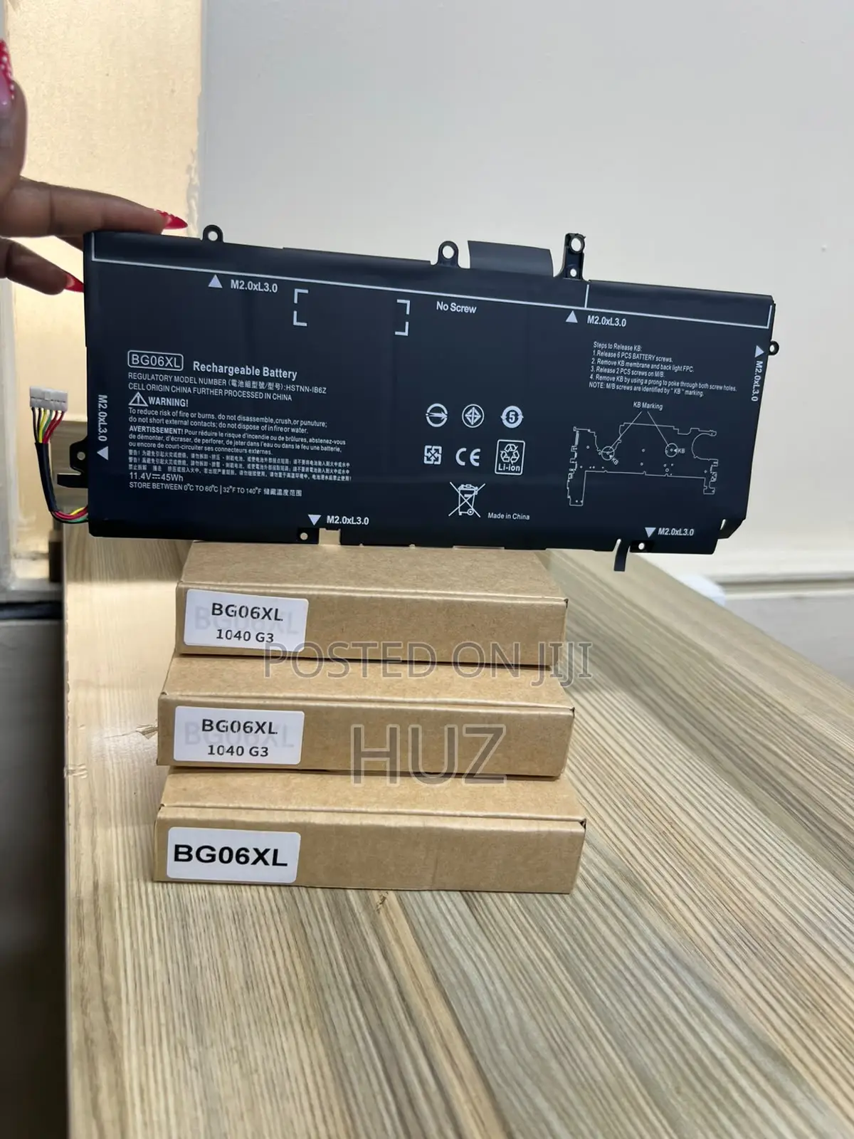 HP 1040 G3 Bg06xl Battery