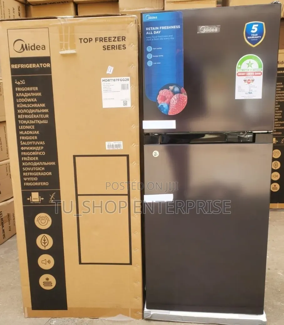 Midea 128 Litres Double Door Refrigerato