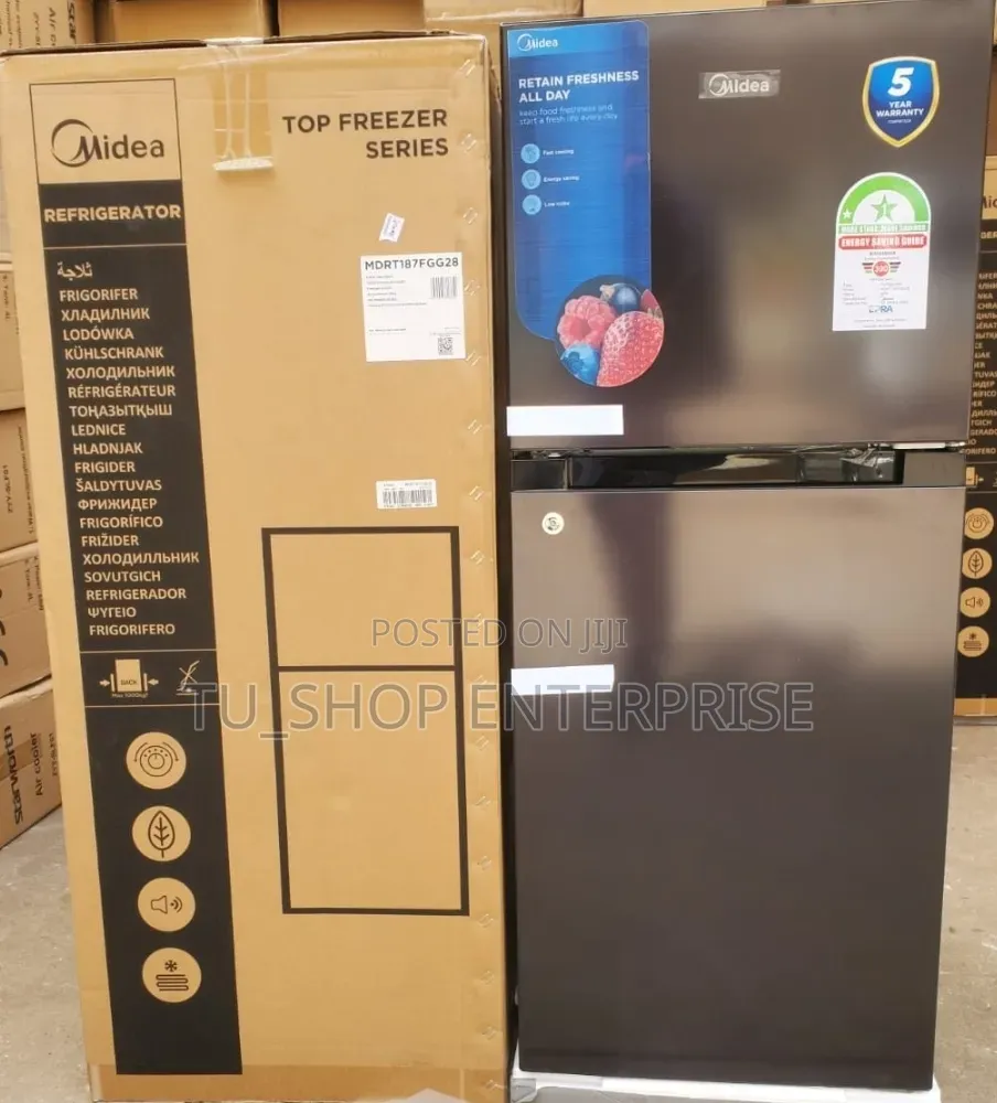 Midea 128 Litres Double Door Refrigerato