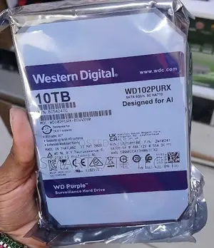 Western Digital WD Purple 10TB Security Camera Storage Solution