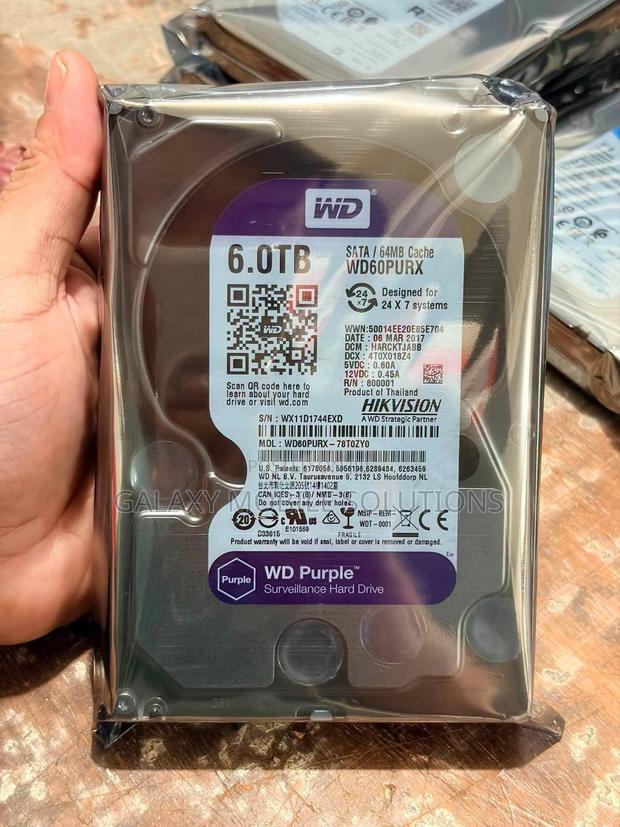 6tb Wd Surveillance Hard Drive – CCTV Security Storage - main view