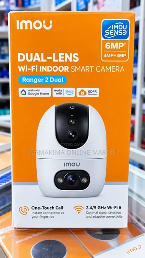 Dual Lens IMOU Ranger 6mp Indoor Pan Tilt Smart Security Camera
