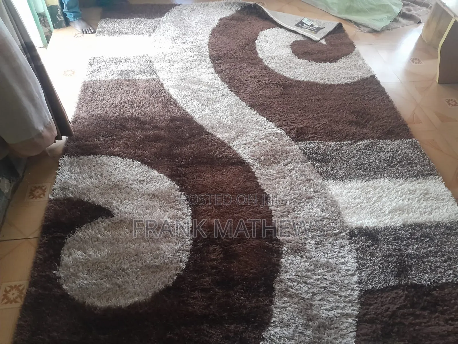 Large High-Pile Shaggy Carpet