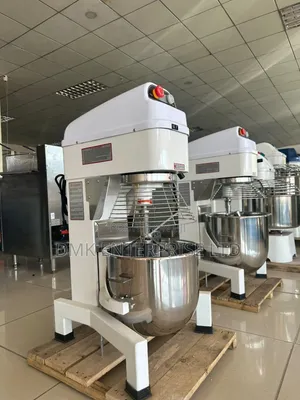 Commercial Dough Mixer With a Mixing Bowl