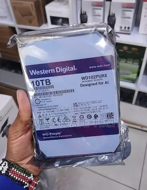 WD Purple 10TB HDD – Built for Continuous Video Surveillance