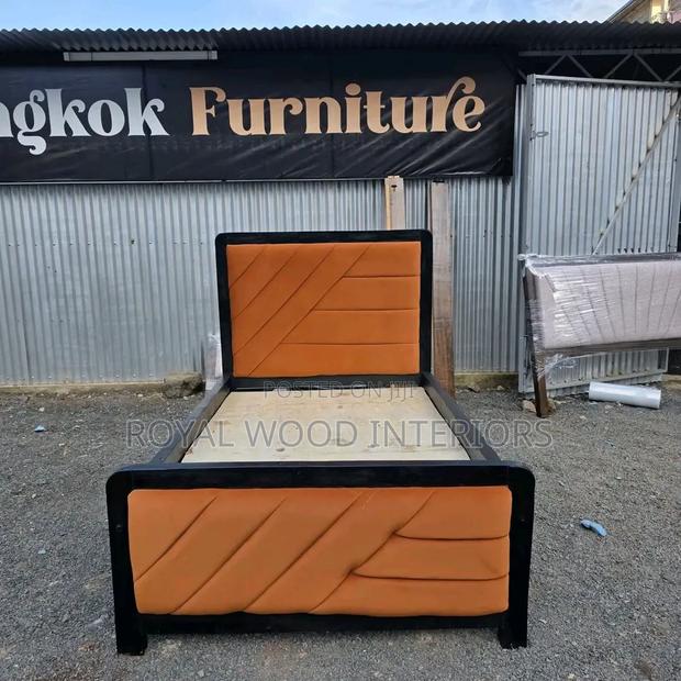 4 By6 Black Frame With Brown Fabric - thumbnail 2