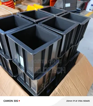 Strong Plastic Cube Moulds for Construction Laboratories
