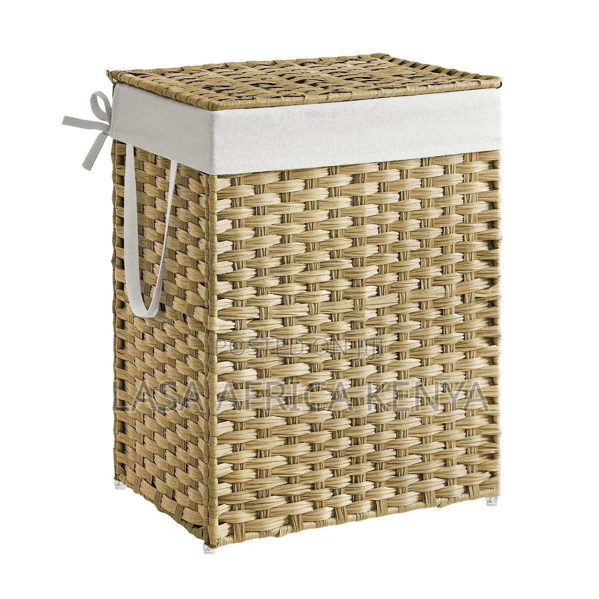 Folding Laundry Hamper With Lid and Removable Liner