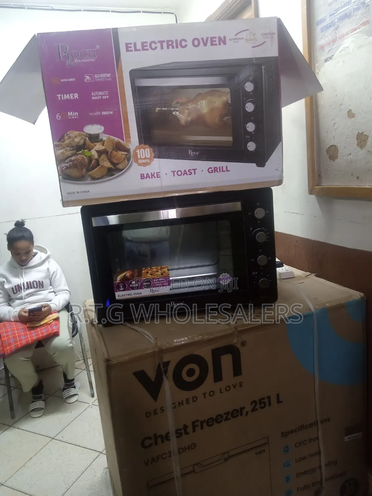 100 Litres Roch REO-100LM-G (B) – Electric Oven