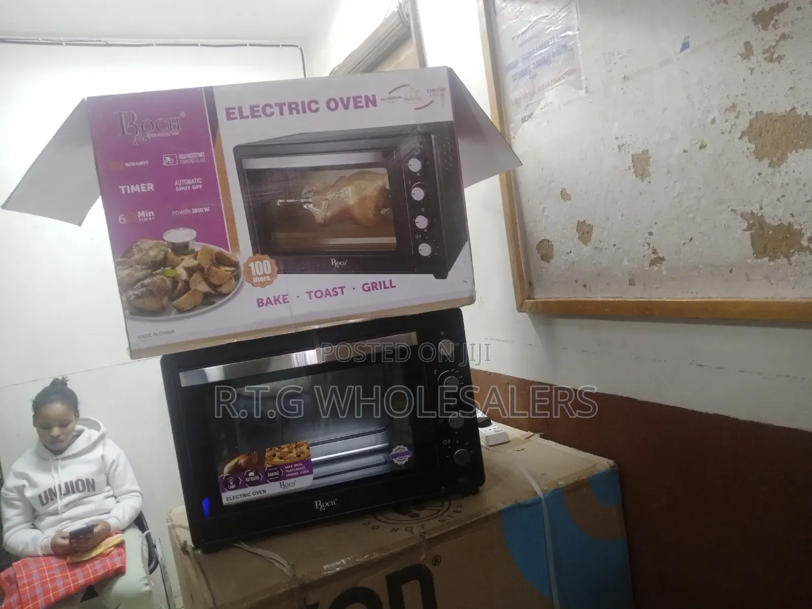 100 Litres Roch REO-100LM-G (B) – Electric Oven