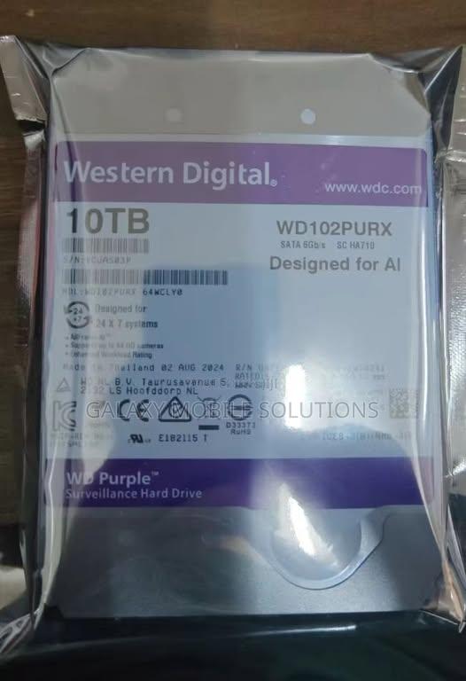 10tb Wd Surveillance Hard Drive – CCTV Storage Solution - main view
