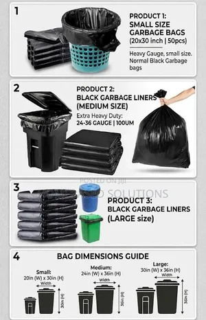 50pcs Large Size 61*91cm Garbage Papers
