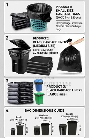 50pcs Large Size 61*91cm Garbage Papers