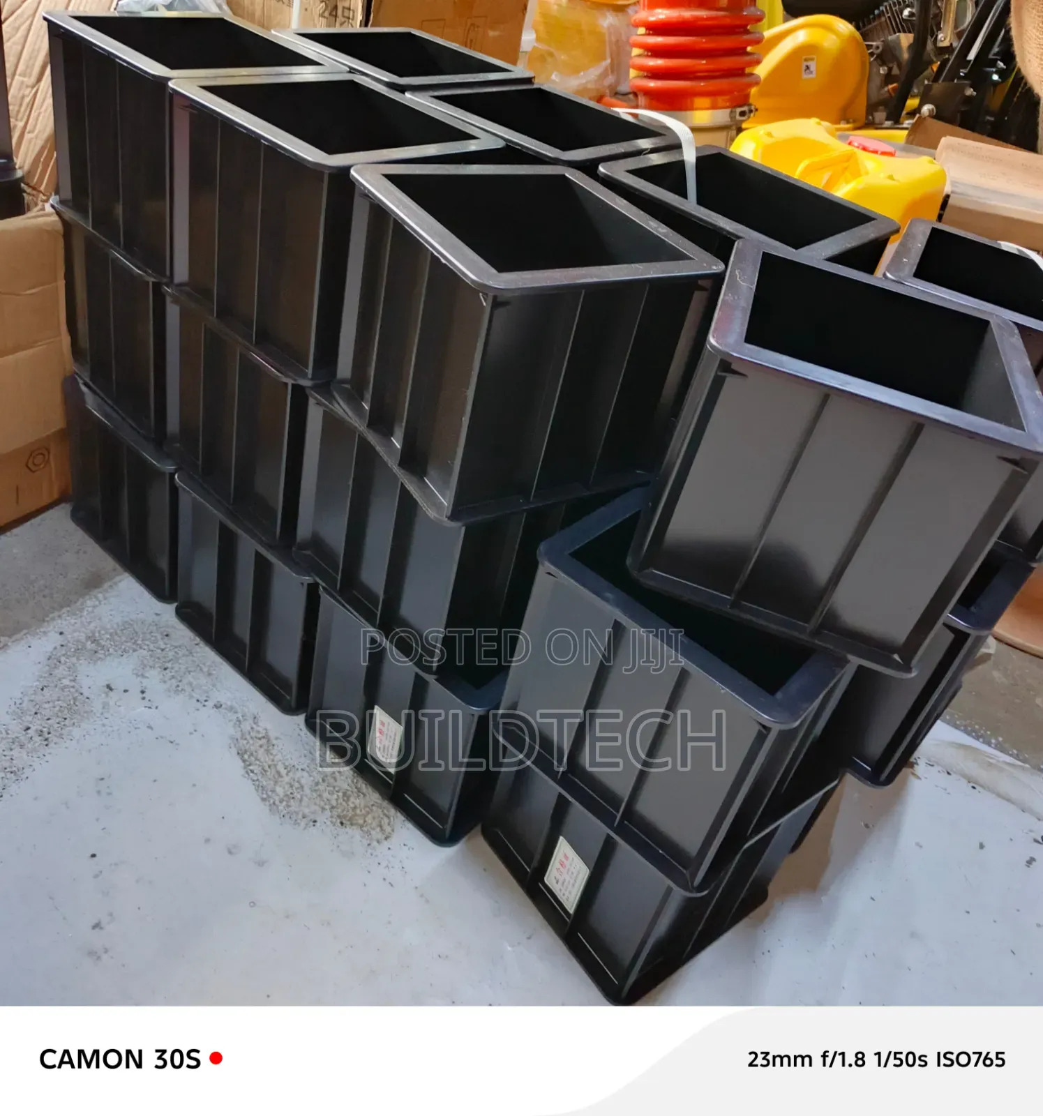 Reusable Plastic Cube Moulds for Concrete Sample Testing