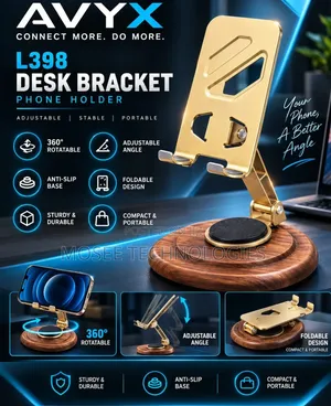 360° Rotatable Anti-Slip Desk Phone Holder