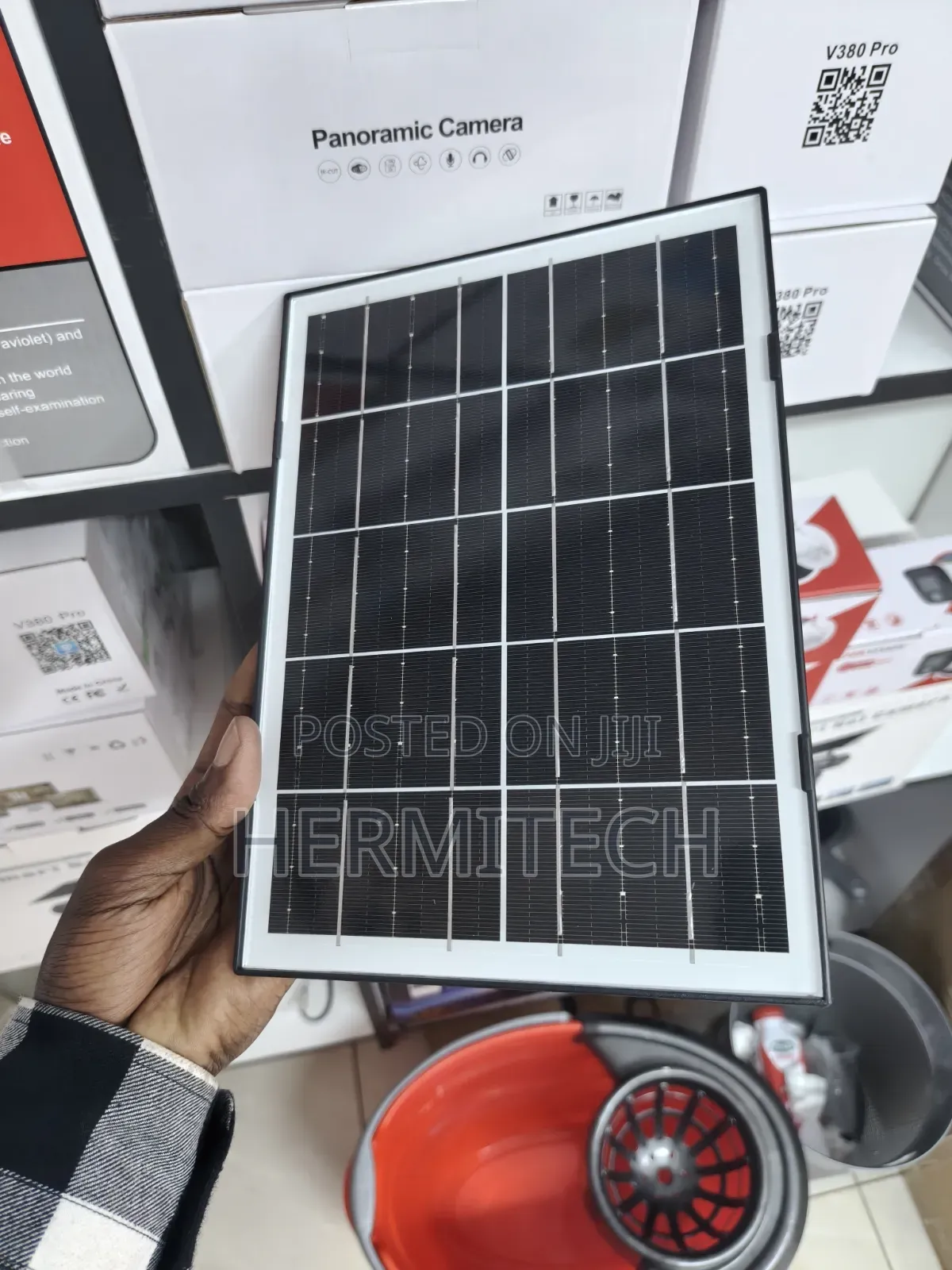 Outdoor 8W Solar CCTV Charging Panel With Type-C Port
