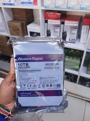 Western Digital WD Purple 10TB High-Capacity CCTV Storage Solution