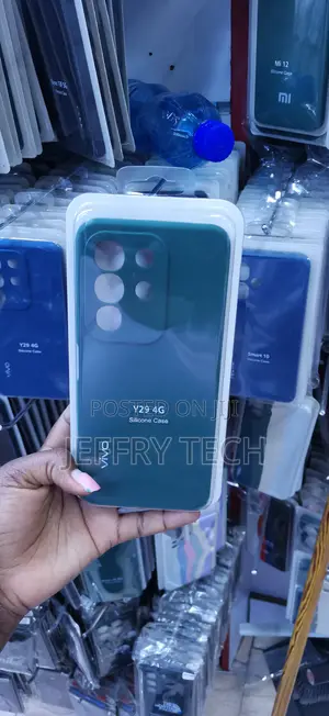 Teal-Green Protective Silicone Case Specifically for the Vivo Y29 4G