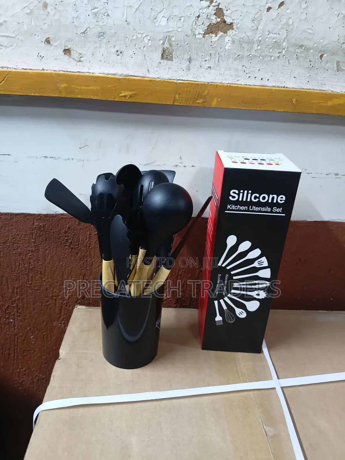 Non-Stick Silicone Kitchen Tools – Spatulas, Ladles & Whisk