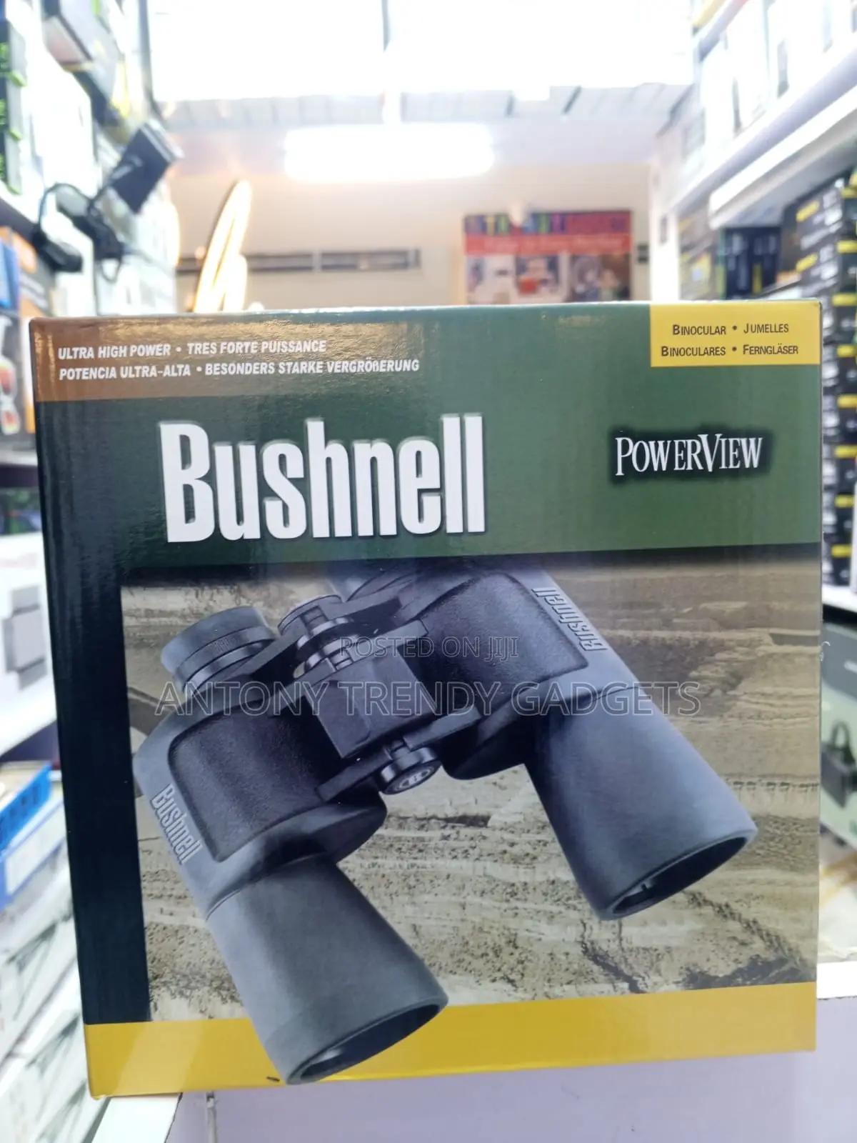 Bushnell PowerView Outdoor Binoculars With Central Focus Wheel