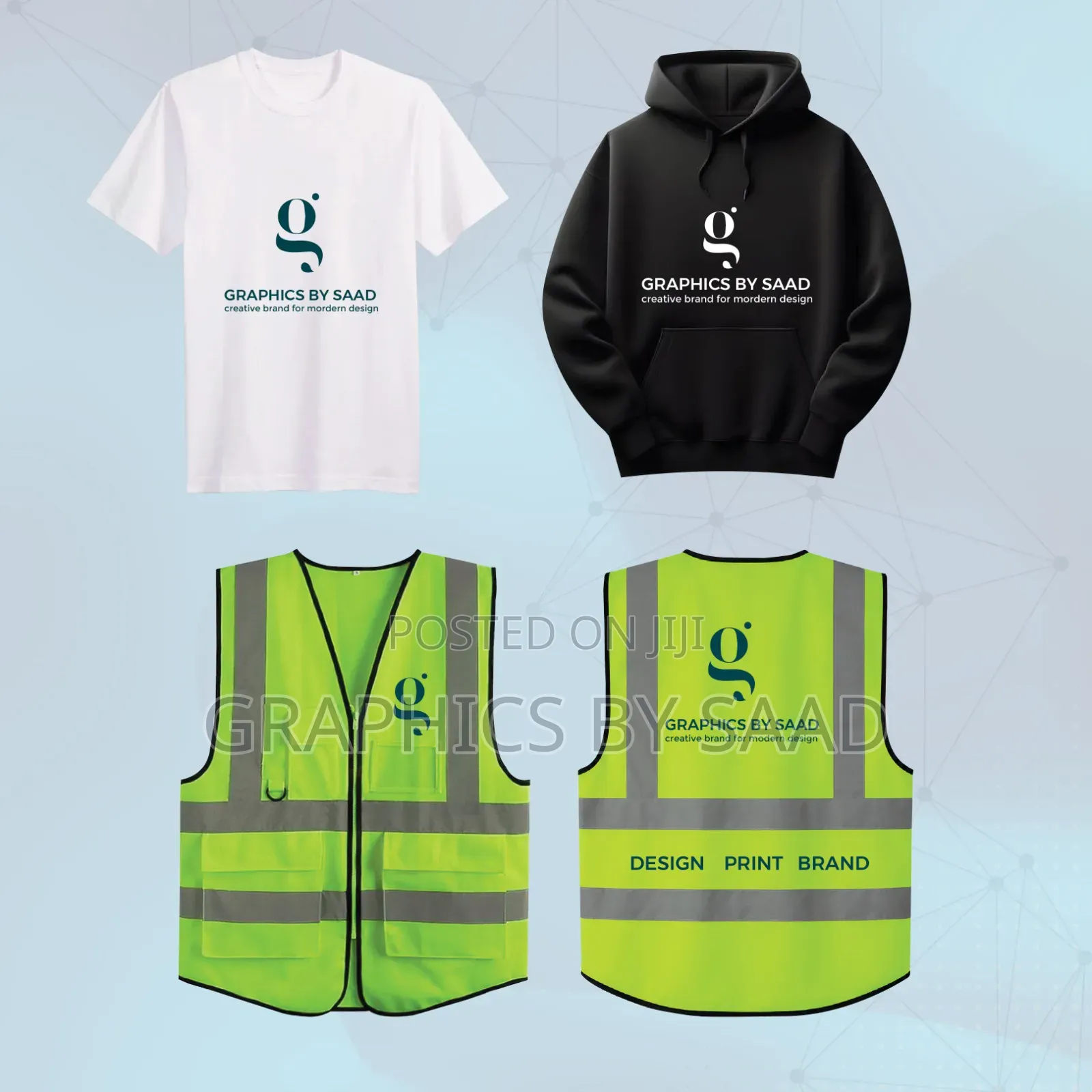 Branding Tshirts, Hoodies, Reflectors Etc 