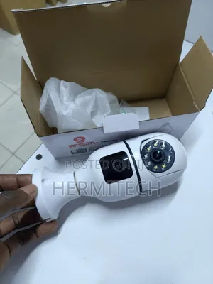 Smart Dual Lens Bulb CCTV Camera With Two-Way Audio
