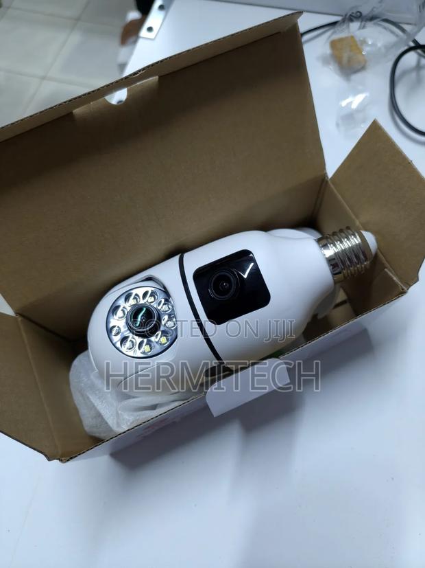 Dual Lens Bulb CCTV Camera for Shop and Retail Security
