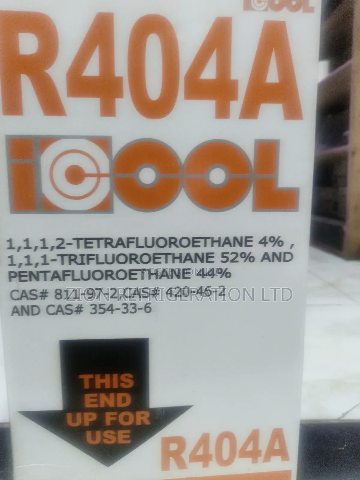 R404A Icool Refrigerant Gas