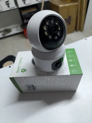 Wide-View Dual Lens Baby Monitor Camera for Nursery Safety
