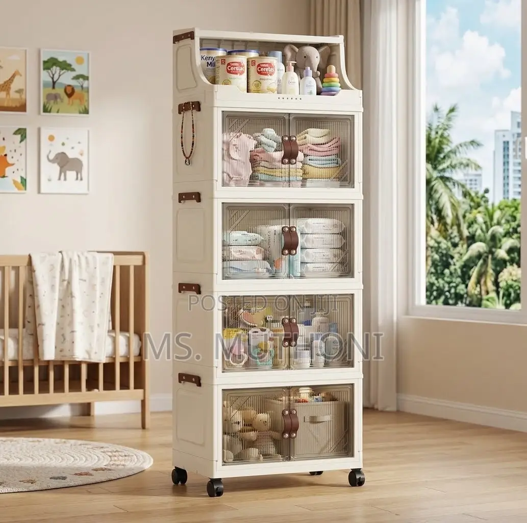 Instant 5-Tier Foldable Utility Cart