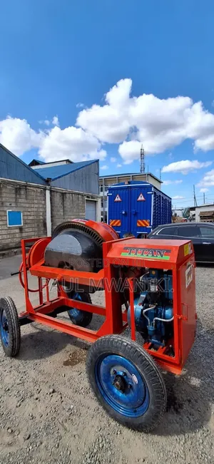 TITAN Concrete Mixer Machine – Heavy-Duty Diesel Cement Mixer