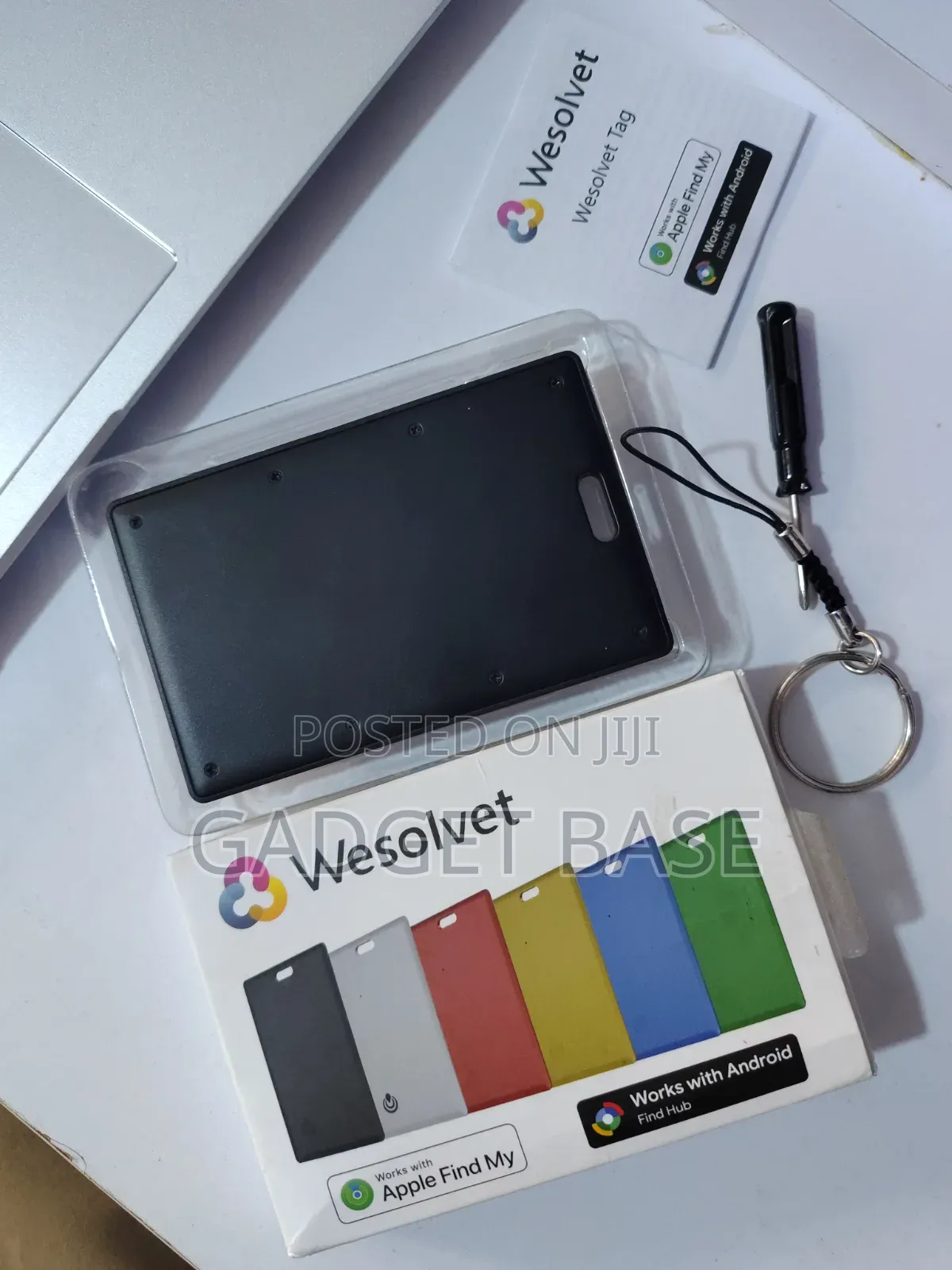 Smart Tracker Card for Apple Find My & Android Find Hub