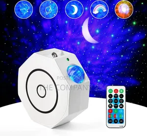 Octagon Star Galaxy Night Light Projector With Bluetooth