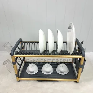 2 Tier High Quality Carbon Dish Rack