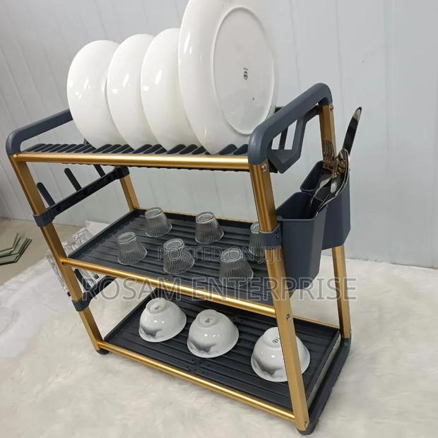 3 Tier High Quality Carbon Dish Rack - thumbnail 2