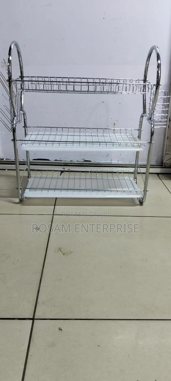 3 Tier Stainless Dishrack - main view