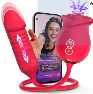 2 in 1 Vibrator and Rose Gspot Thrushing
