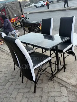 Restaurant and Bar Executive Chairs and Black 4by2 Table