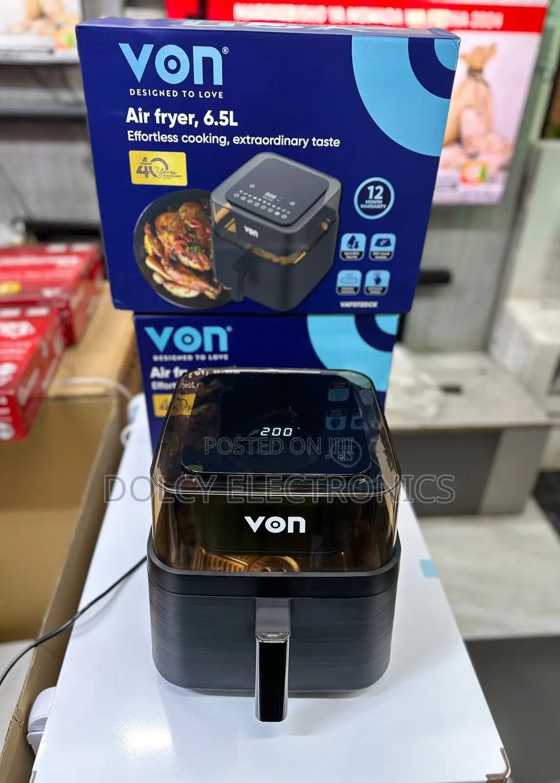 ‎Von Vaf072dck Digital Air Fryer - 6.5l