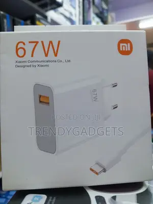 Mi Xiaomi 67W Turbo Fast Charge Power Adapter for Redmi Phones