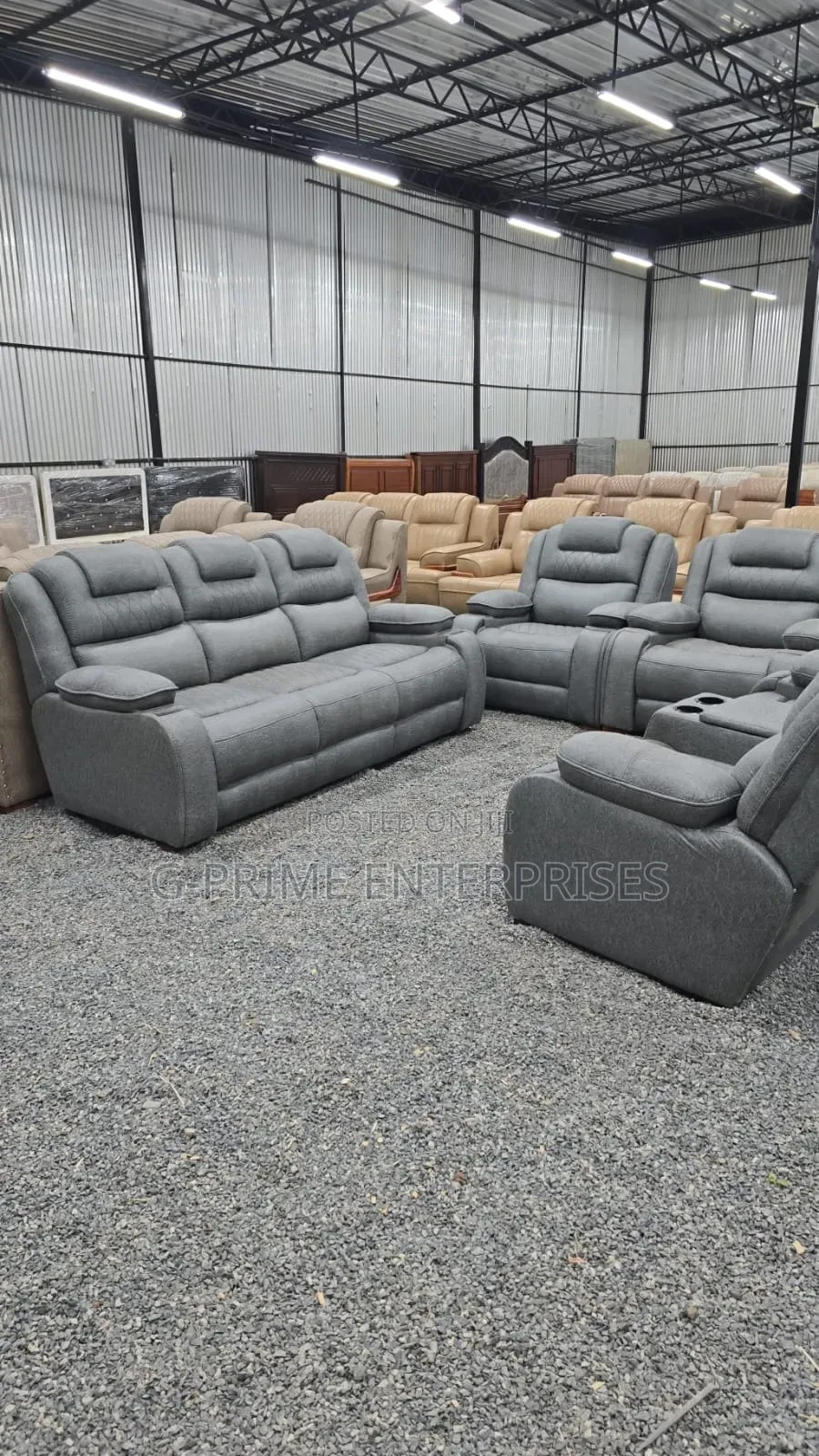 7 Seater Semirecliner Sofa Seat