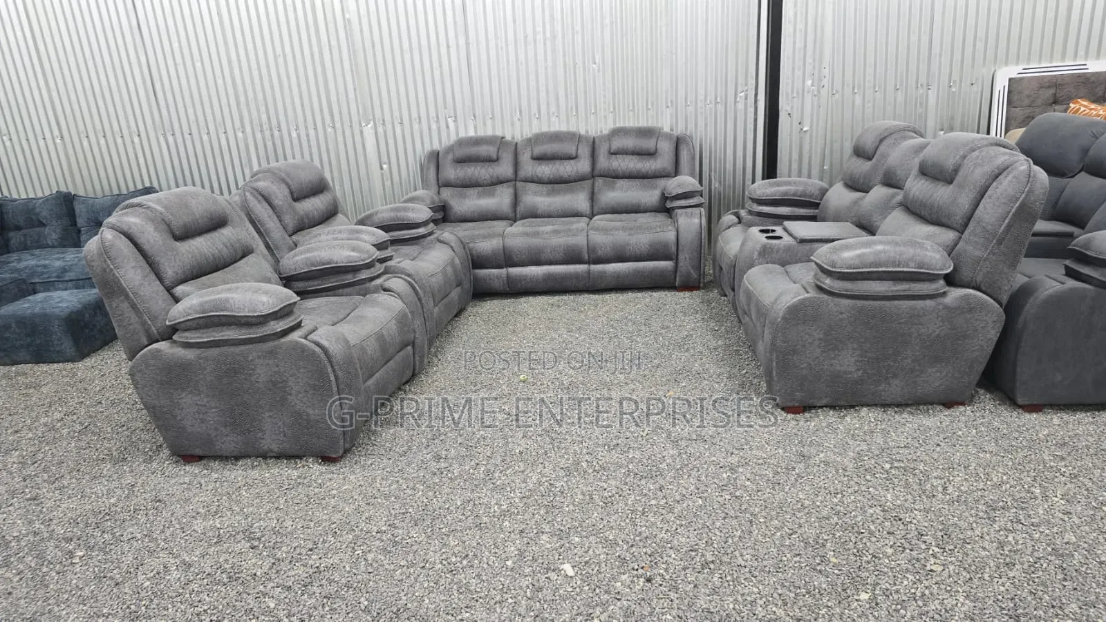 7 Seater Semirecliner Sofa Seat