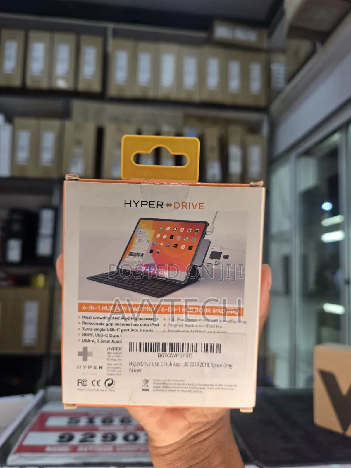 HyperDrive 6-in-1 USB-C Hub for iPad Pro – HDMI 4K 60Hz