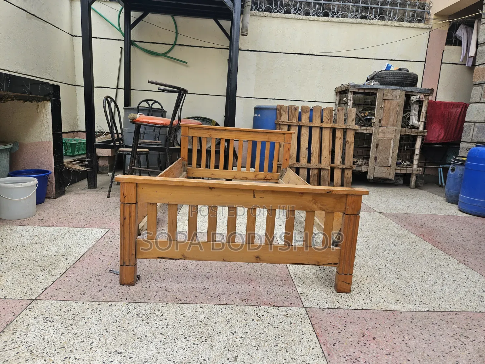 Wooden Bed