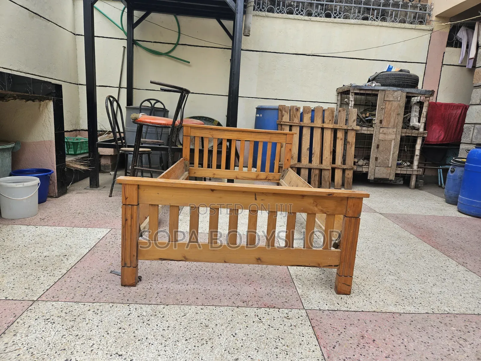 Wooden Bed